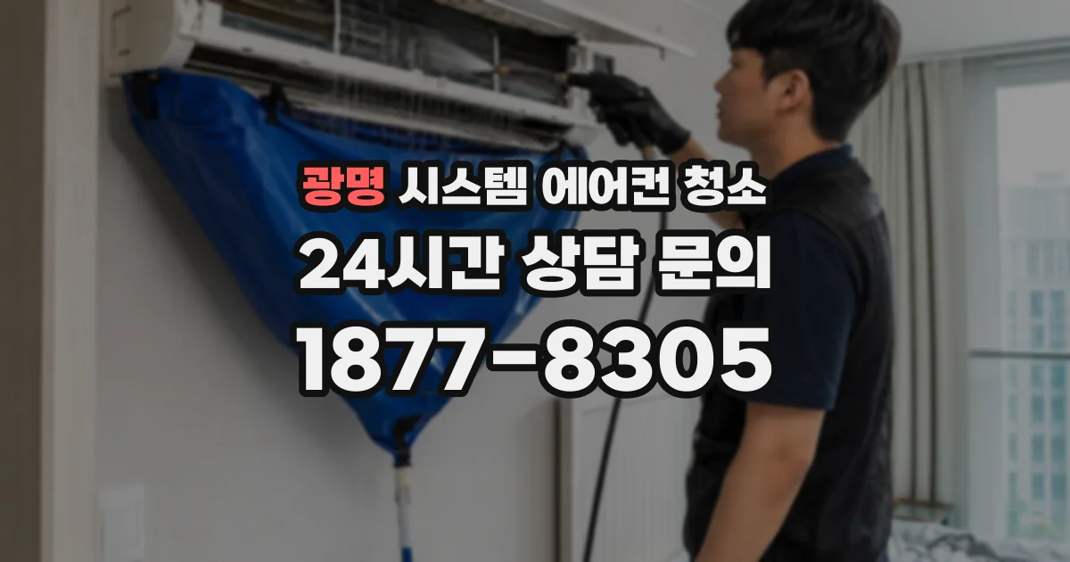 광명 시스템 에어컨 청소