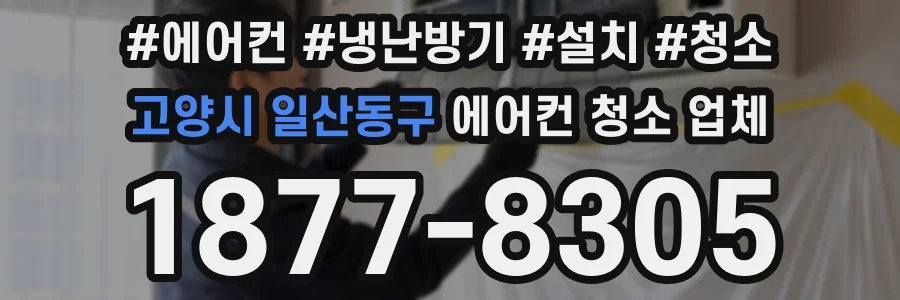 고양시 일산동구 에어컨 청소 업체