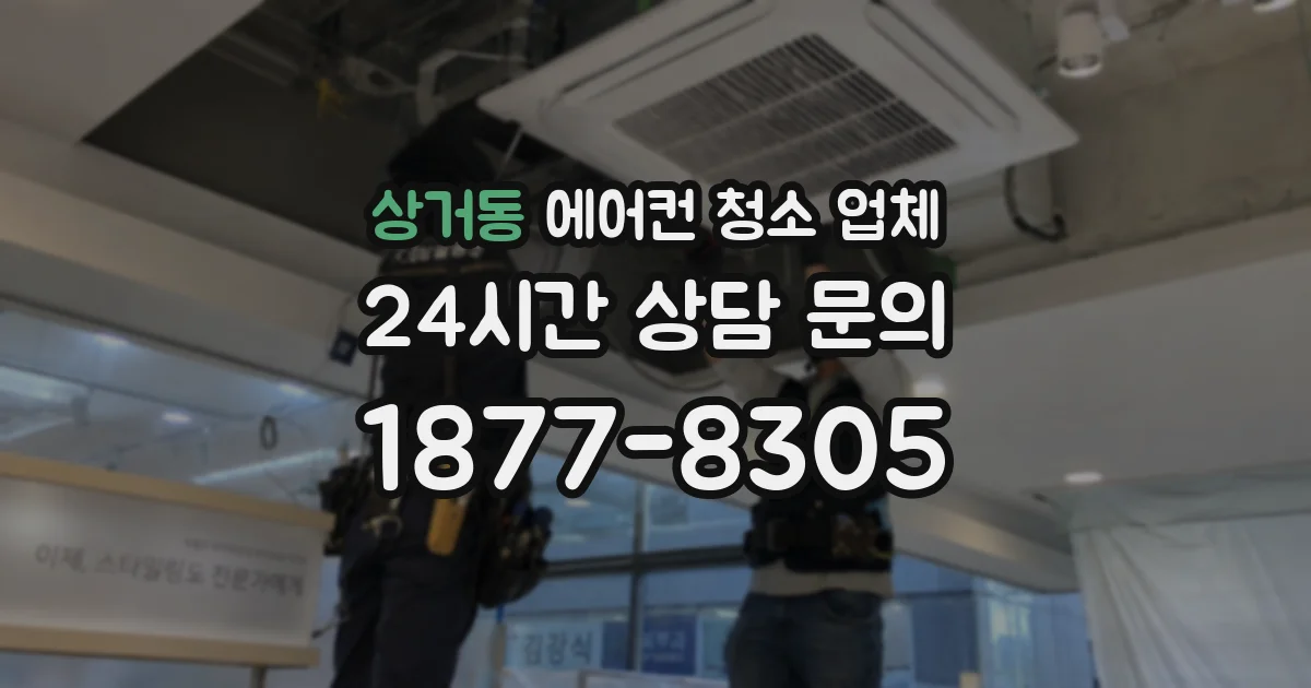 상거동 에어컨 청소 업체