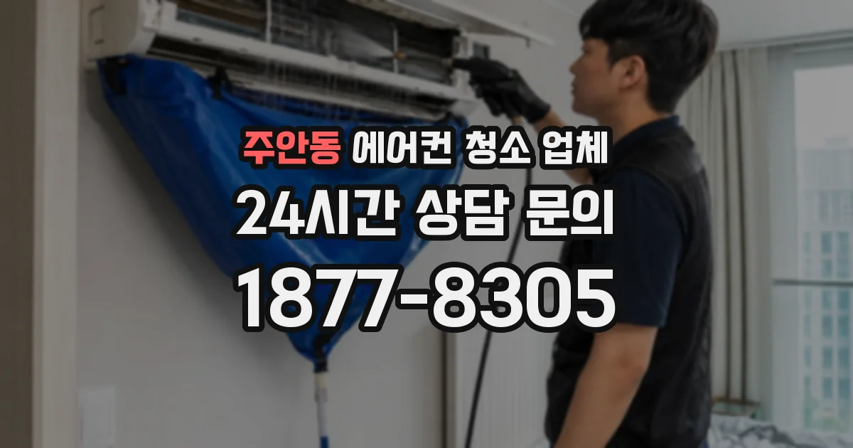 주안동 에어컨 청소 업체