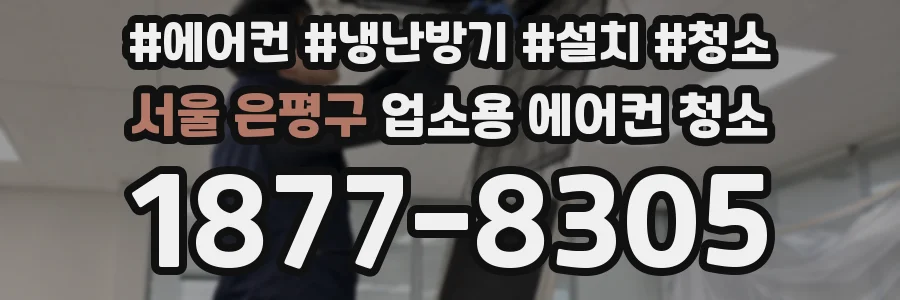 서울 은평구 업소용 에어컨 청소