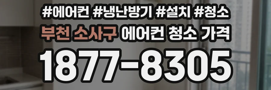 부천 소사구 에어컨 청소 가격