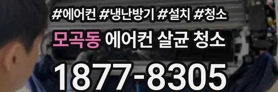 모곡동 에어컨 살균 청소