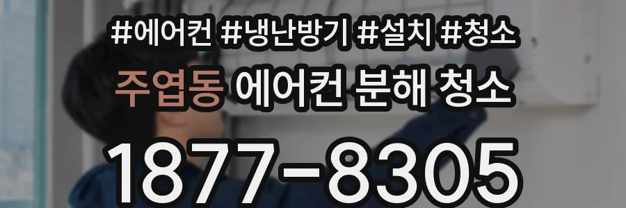 주엽동 에어컨 분해 청소