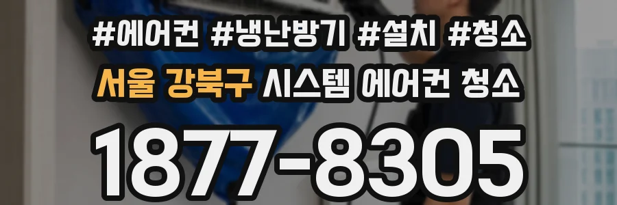 서울 강북구 시스템 에어컨 청소