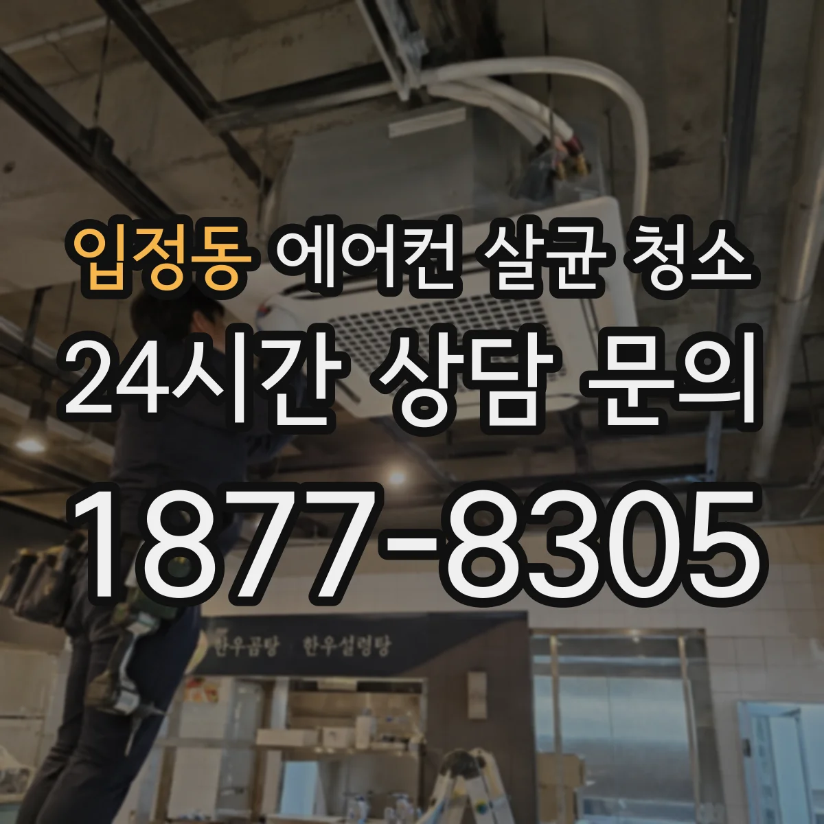 입정동 에어컨 살균 청소