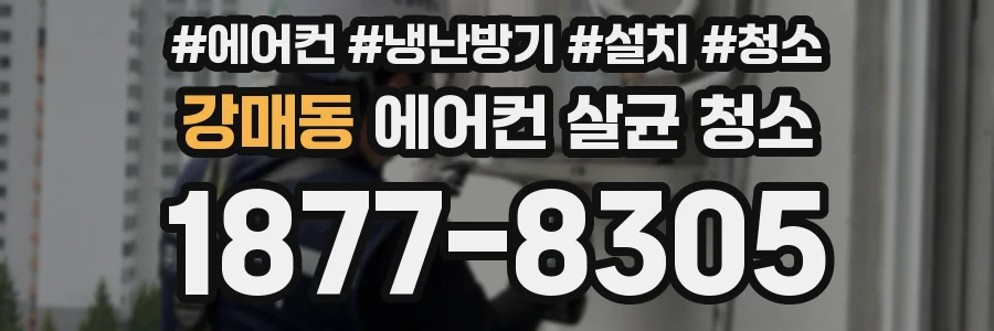 강매동 에어컨 살균 청소
