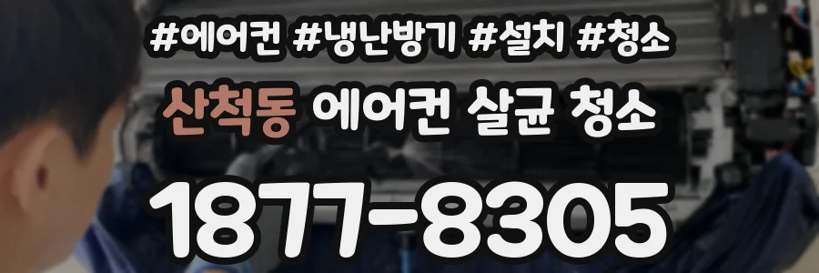 산척동 에어컨 살균 청소