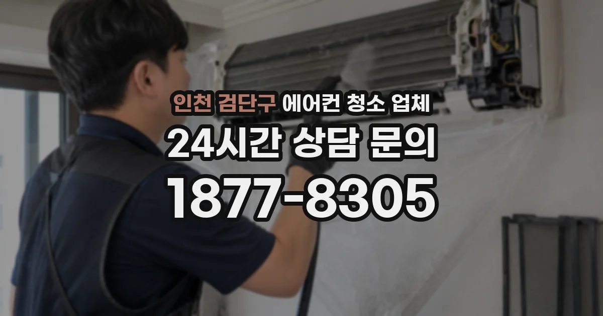 인천 검단구 에어컨 청소 업체