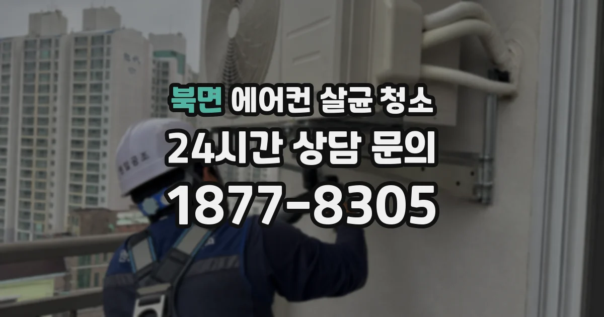 북면 에어컨 살균 청소