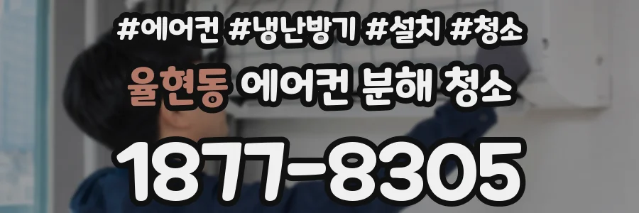율현동 에어컨 분해 청소