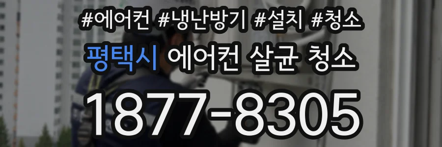 평택시 에어컨 살균 청소