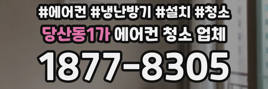 당산동1가 에어컨 청소 업체