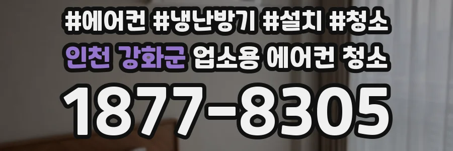 인천 강화군 업소용 에어컨 청소