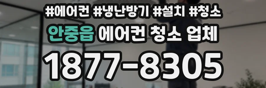 안중읍 에어컨 청소 업체