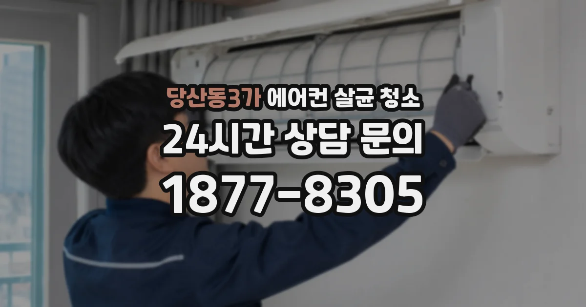당산동3가 에어컨 살균 청소