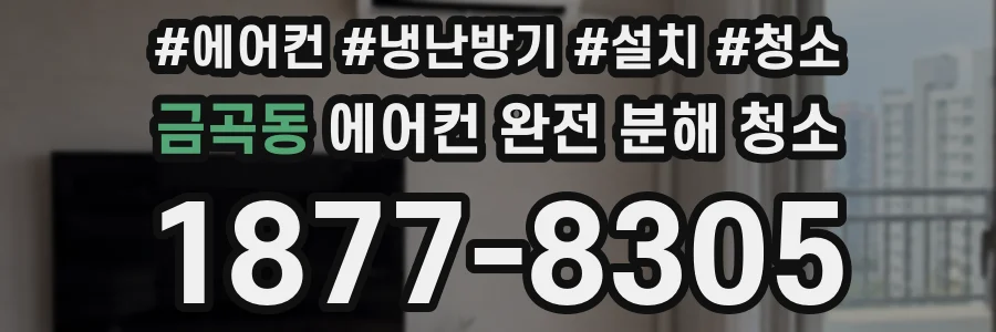 금곡동 에어컨 완전 분해 청소