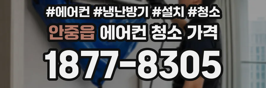 안중읍 에어컨 청소 가격