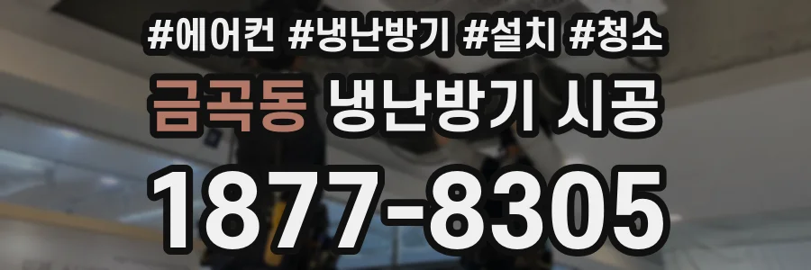 금곡동 냉난방기 시공