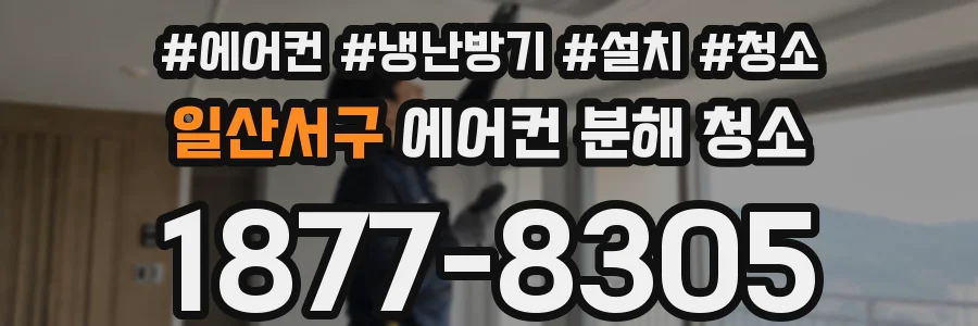일산서구 에어컨 분해 청소