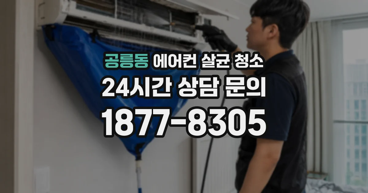 공릉동 에어컨 살균 청소