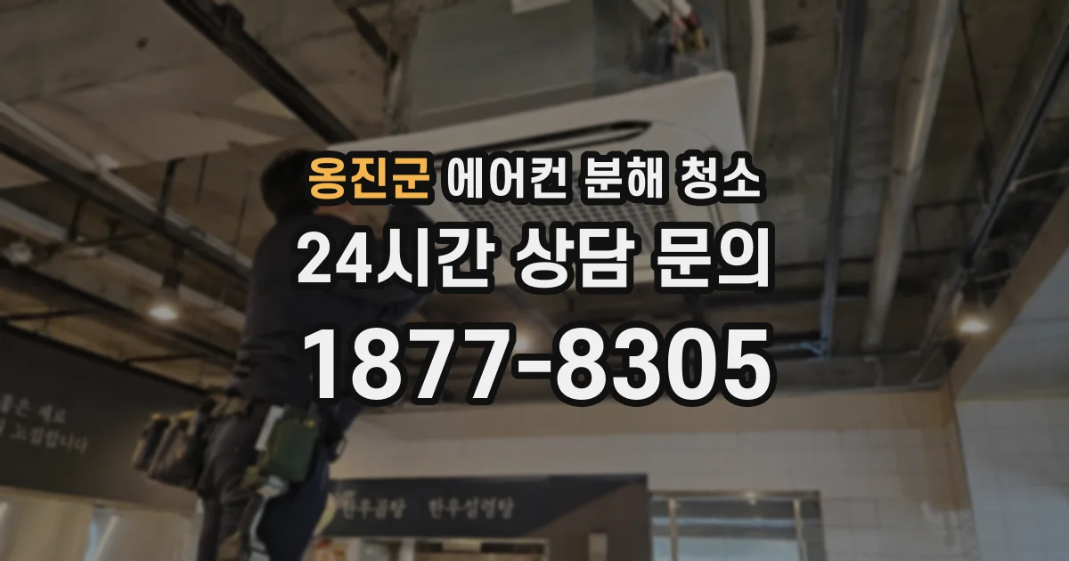 옹진군 에어컨 분해 청소