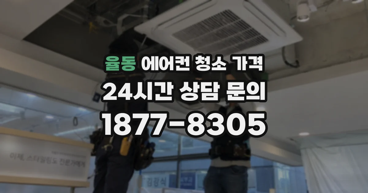 율동 에어컨 청소 가격