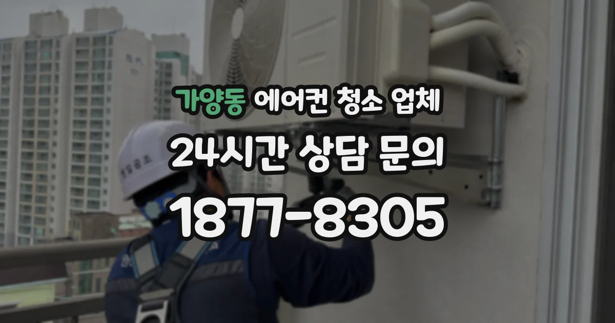 가양동 에어컨 청소 업체