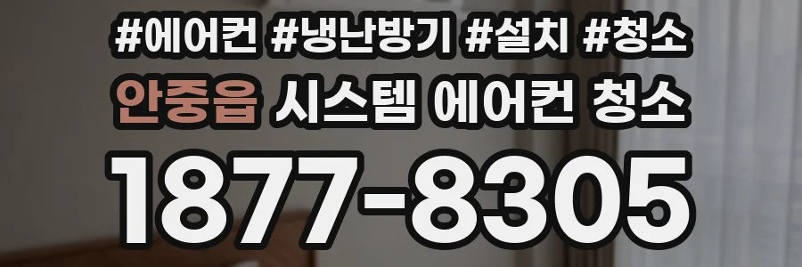 안중읍 시스템 에어컨 청소