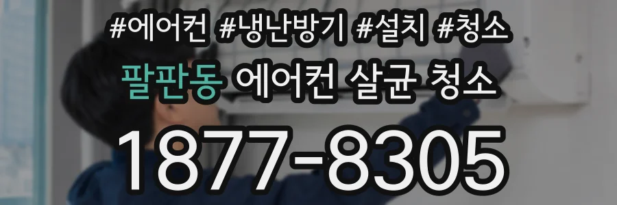 팔판동 에어컨 살균 청소