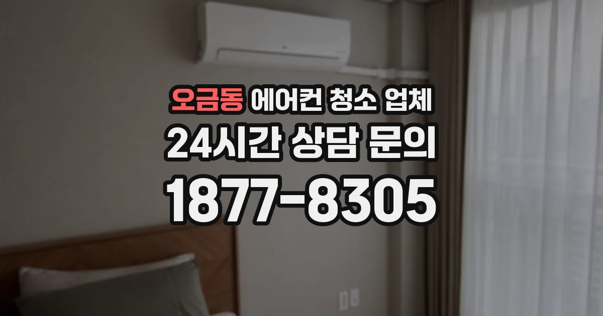 오금동 에어컨 청소 업체