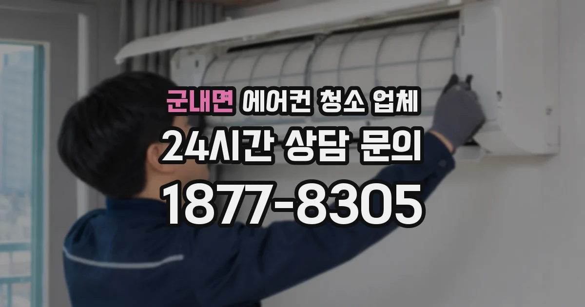군내면 에어컨 청소 업체