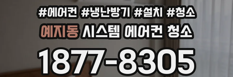 예지동 시스템 에어컨 청소