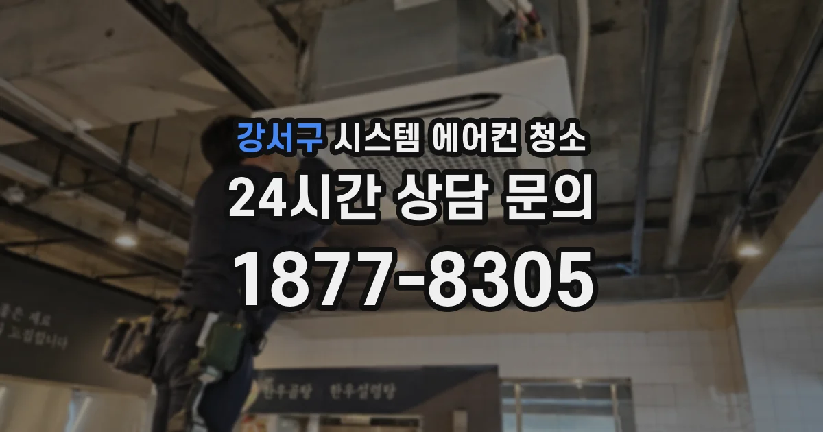 강서구 시스템 에어컨 청소