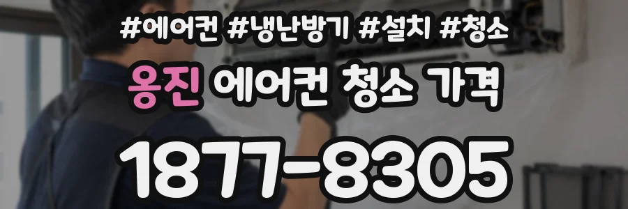 옹진 에어컨 청소 가격