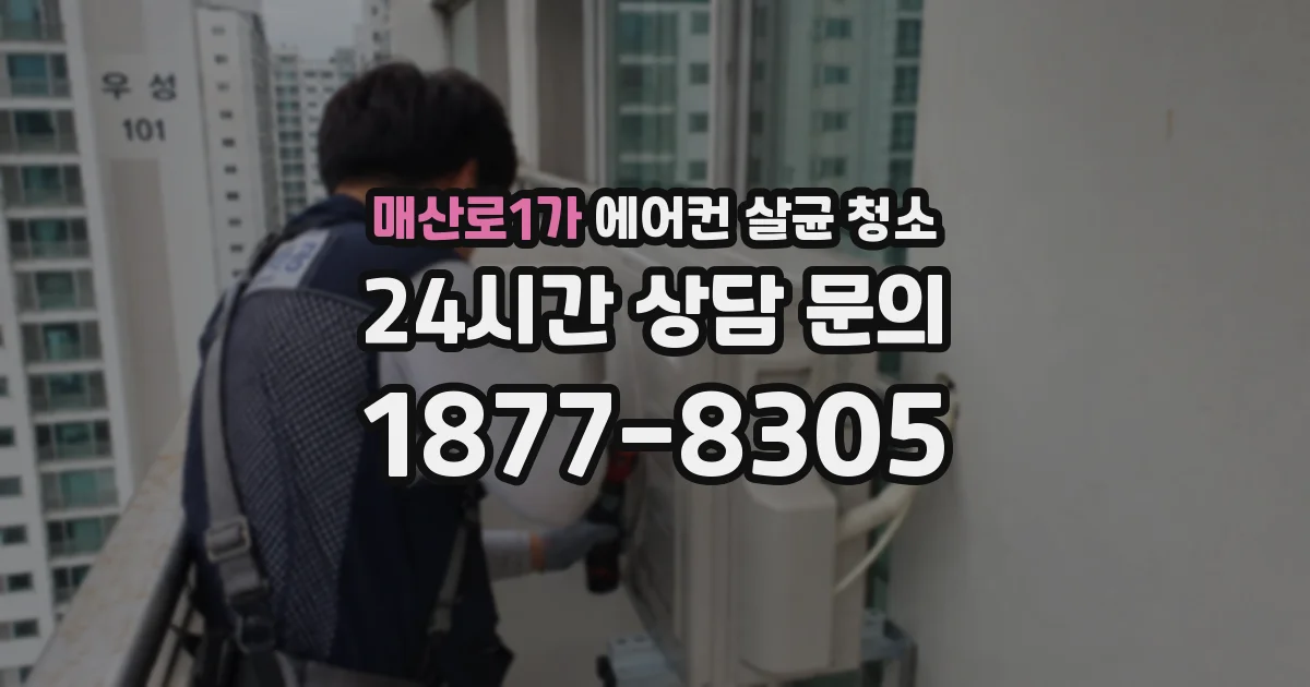 매산로1가 에어컨 살균 청소