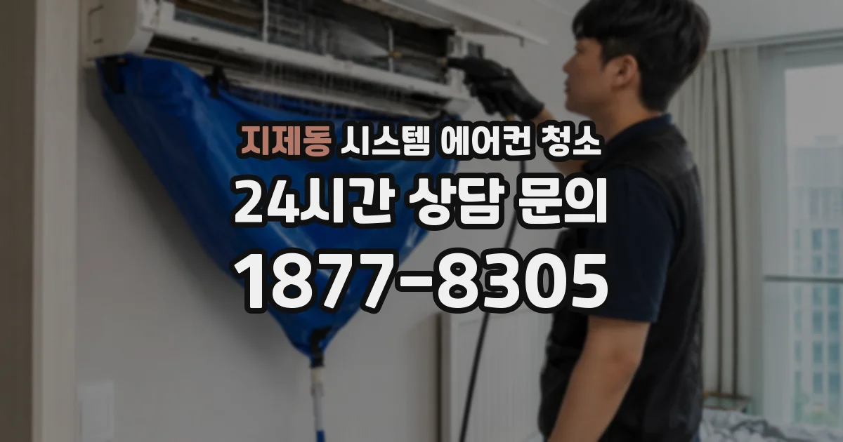 지제동 시스템 에어컨 청소