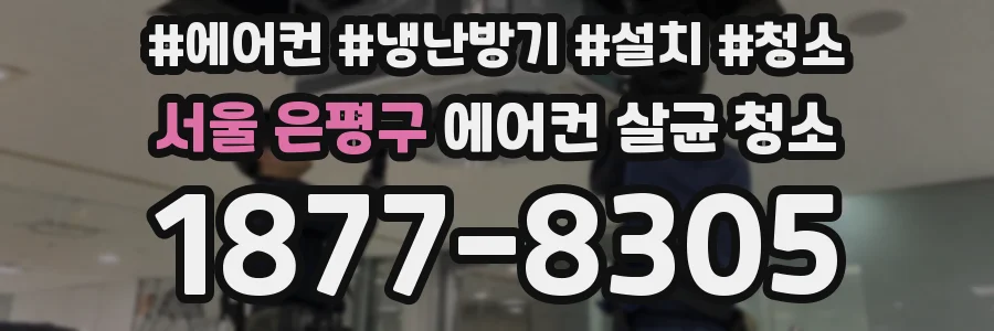 서울 은평구 에어컨 살균 청소