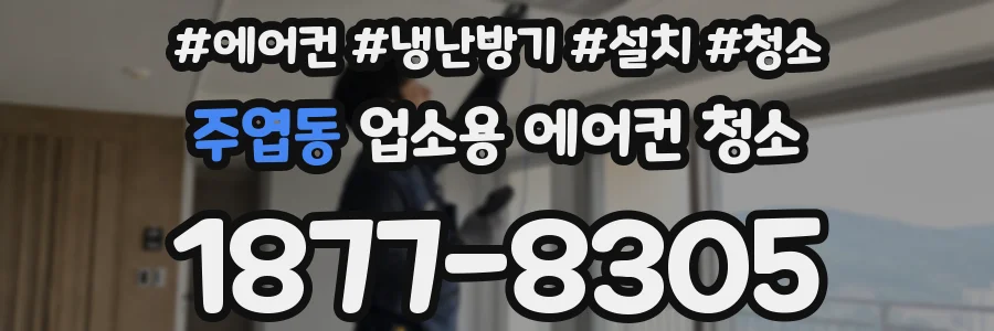 주엽동 업소용 에어컨 청소
