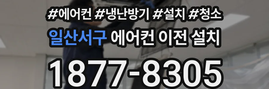 일산서구 에어컨 이전 설치