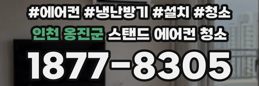 인천 옹진군 스탠드 에어컨 청소