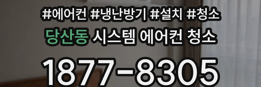 당산동 시스템 에어컨 청소