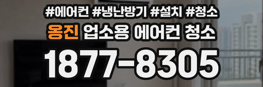 옹진 업소용 에어컨 청소