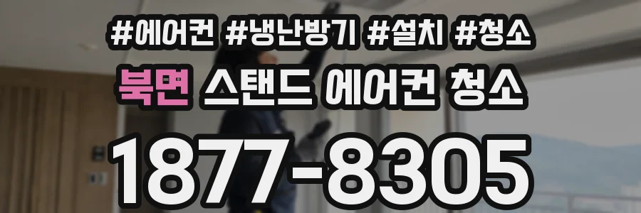 북면 스탠드 에어컨 청소