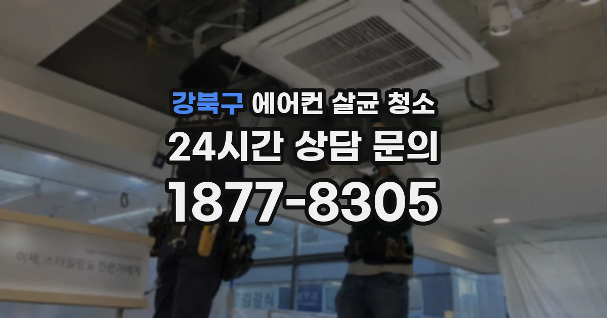 강북구 에어컨 살균 청소