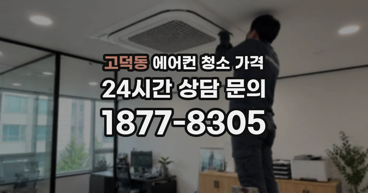 고덕동 에어컨 청소 가격