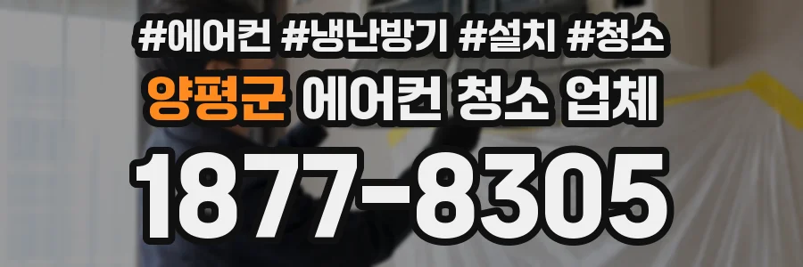 양평군 에어컨 청소 업체