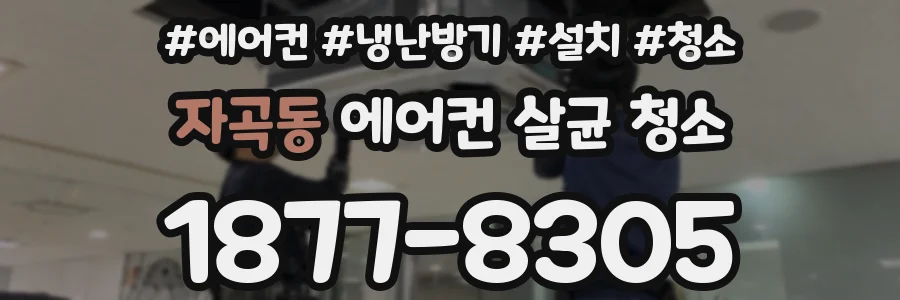 자곡동 에어컨 살균 청소