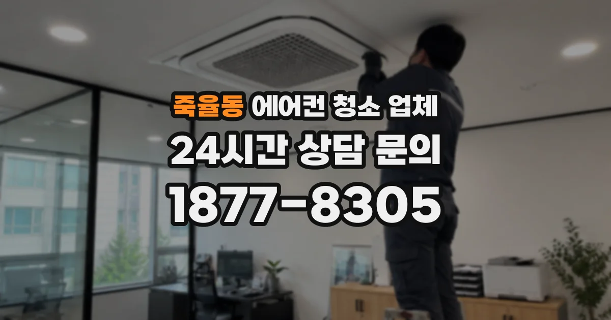 죽율동 에어컨 청소 업체