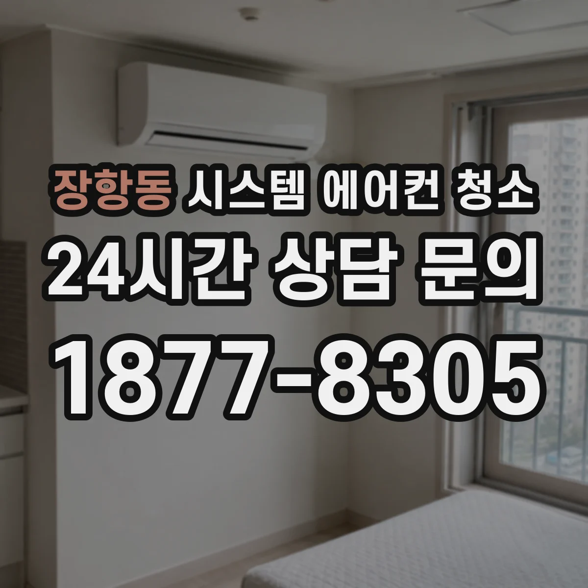 장항동 시스템 에어컨 청소